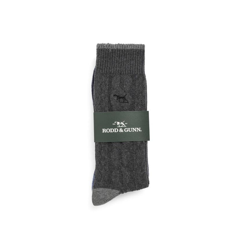 Rodd & Gunn Dunedin Cable Sock 2 Pack image number 5